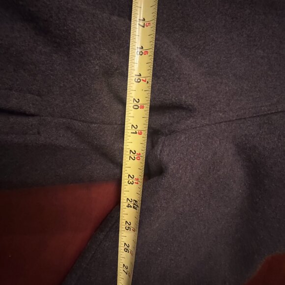 Gap Jacket Pea Coat Men Large Black Wool‎ Blend Full Zip Quilt Lined warm - Picture 8 of 8